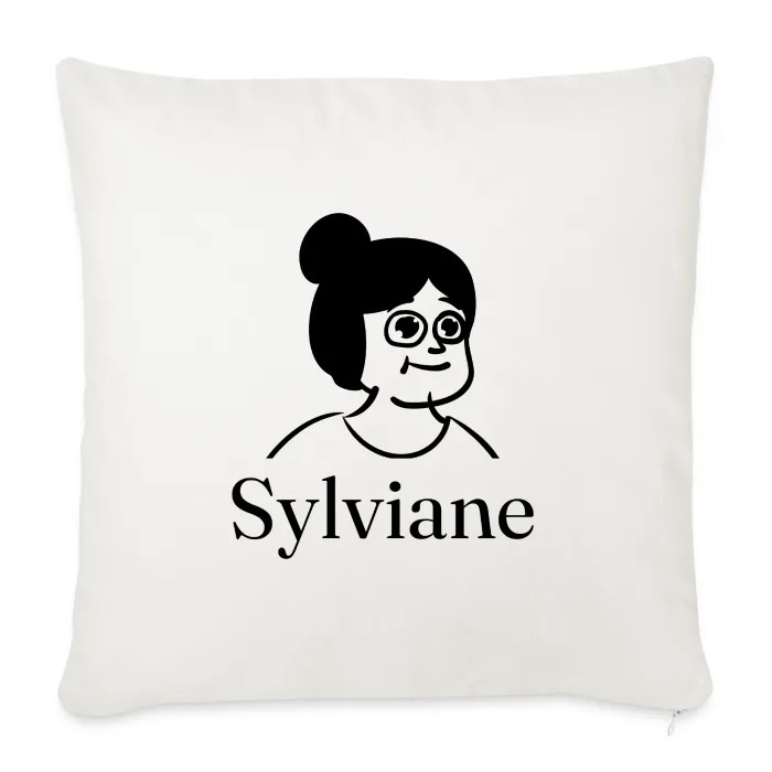 Coussin personnalisé au prénom Sylviane