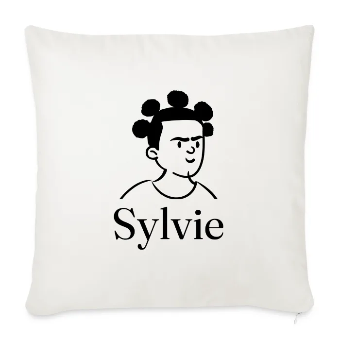 Coussin personnalisé au prénom Sylvie