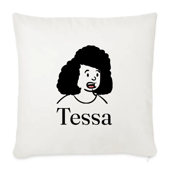 Coussin personnalisé au prénom Tessa