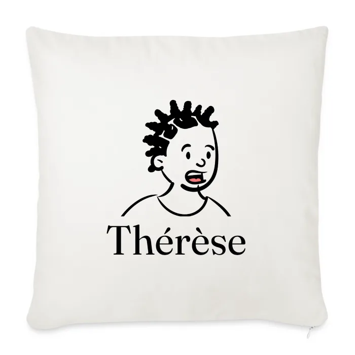 Coussin personnalisé au prénom Thérèse