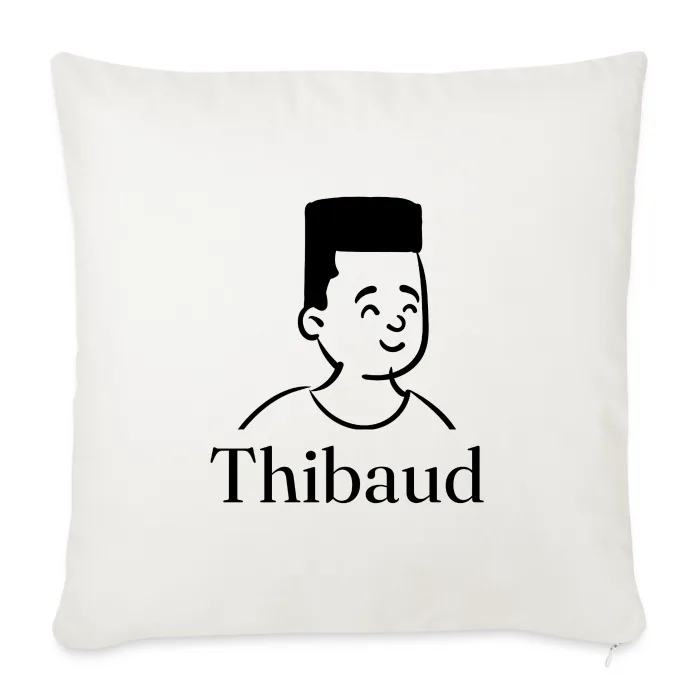 Coussin personnalisé au prénom Thibaud