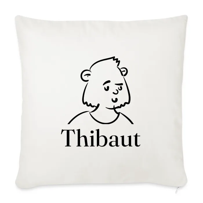 Coussin personnalisé au prénom Thibaut