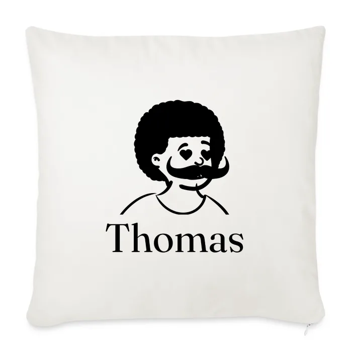 Coussin personnalisé au prénom Thomas