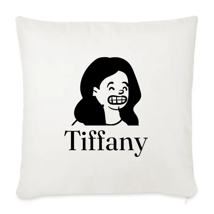 Coussin personnalisé au prénom Tiffany