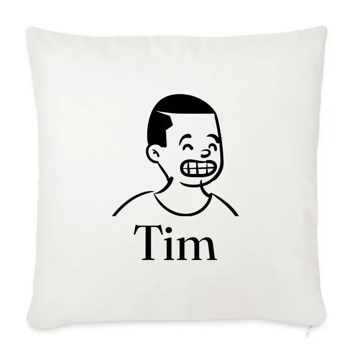 Coussin personnalisé au prénom Tim