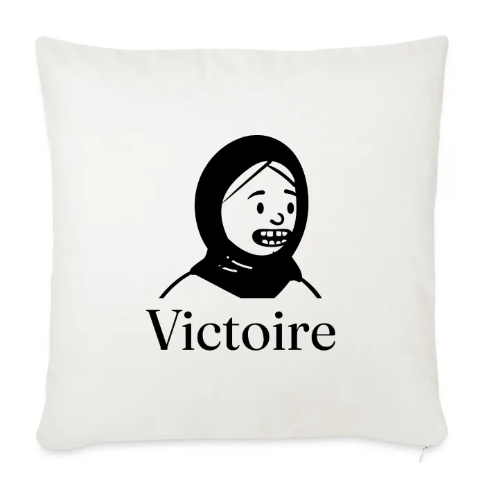 Coussin personnalisé au prénom Victoire