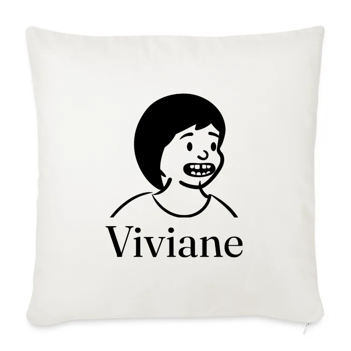 Coussin personnalisé au prénom Viviane