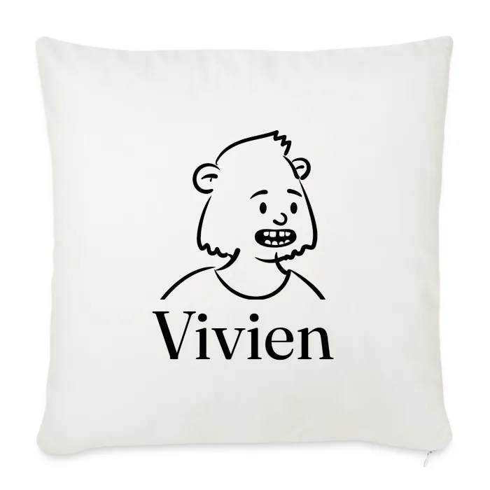 Coussin personnalisé au prénom Vivien