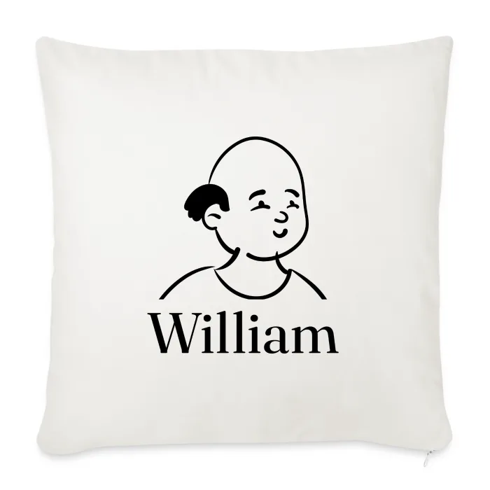 Coussin personnalisé au prénom William