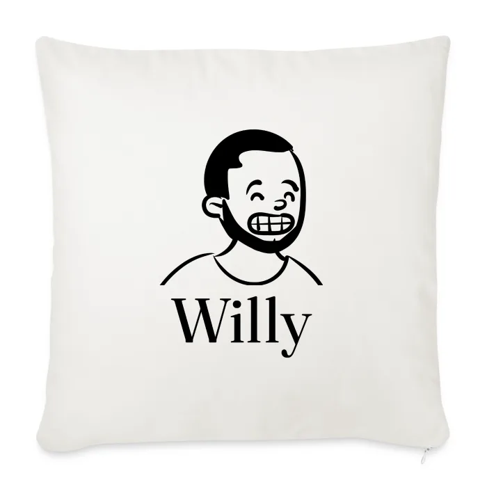 Coussin personnalisé au prénom Willy