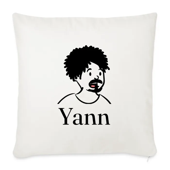 Coussin personnalisé au prénom Yann