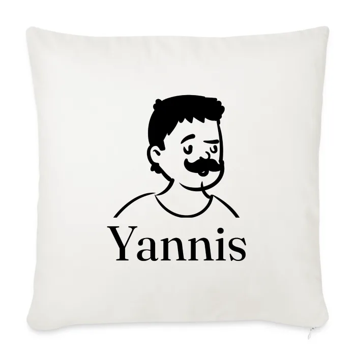 Coussin personnalisé au prénom Yannis