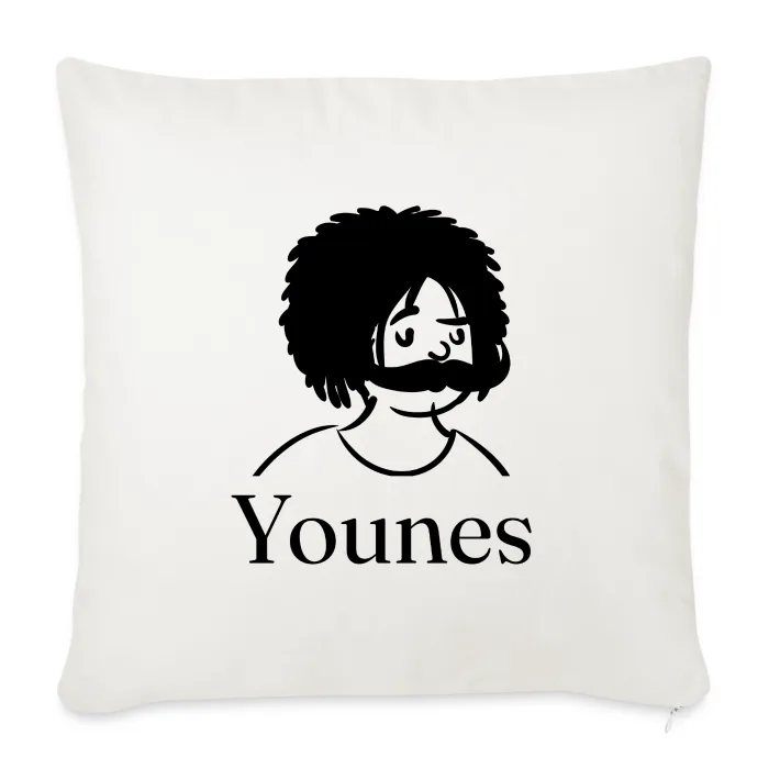 Coussin personnalisé au prénom Younes