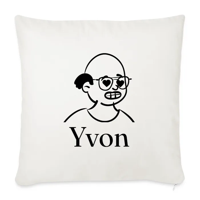 Coussin personnalisé au prénom Yvon