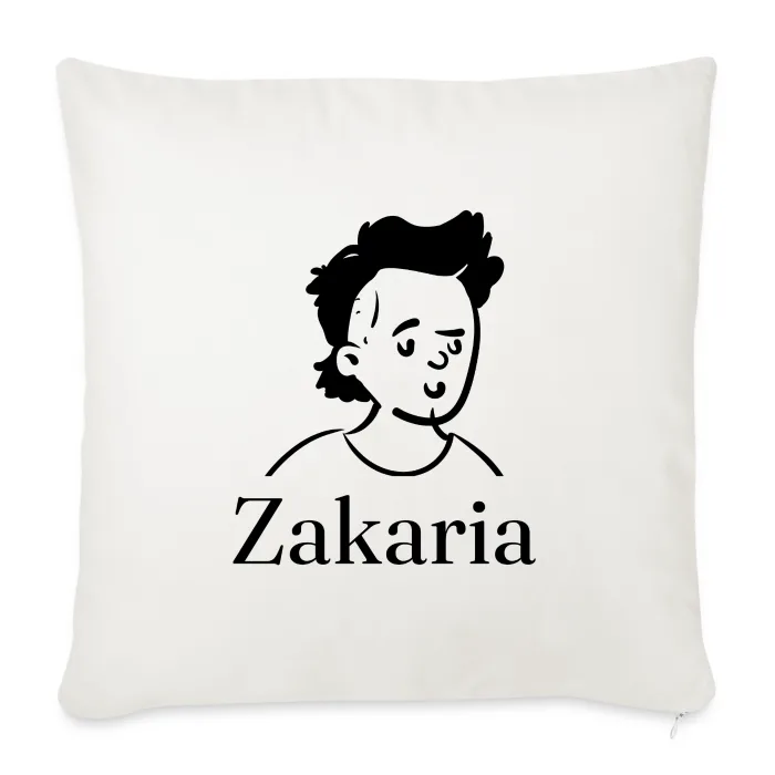 Coussin personnalisé au prénom Zakaria