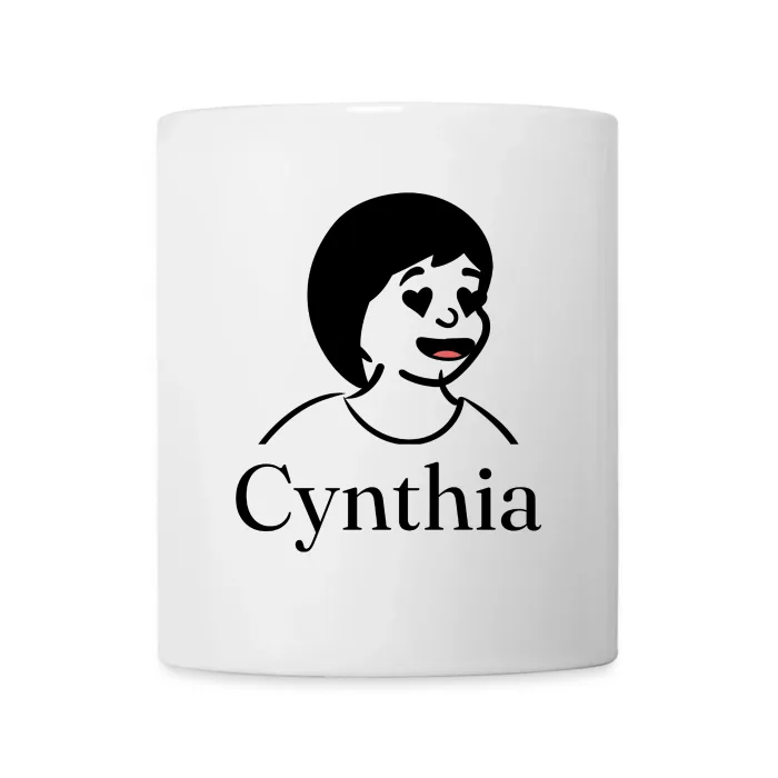 Mug personnalisé au prénom Cynthia