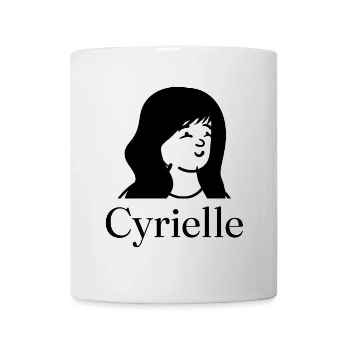 Mug personnalisé au prénom Cyrielle