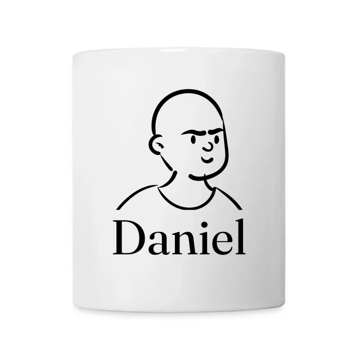 Mug personnalisé au prénom Daniel