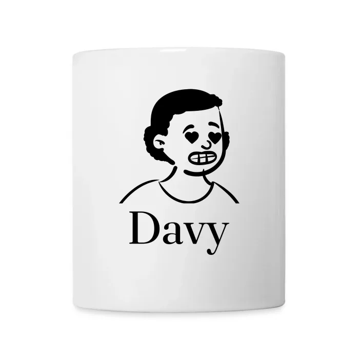 Mug personnalisé au prénom Davy