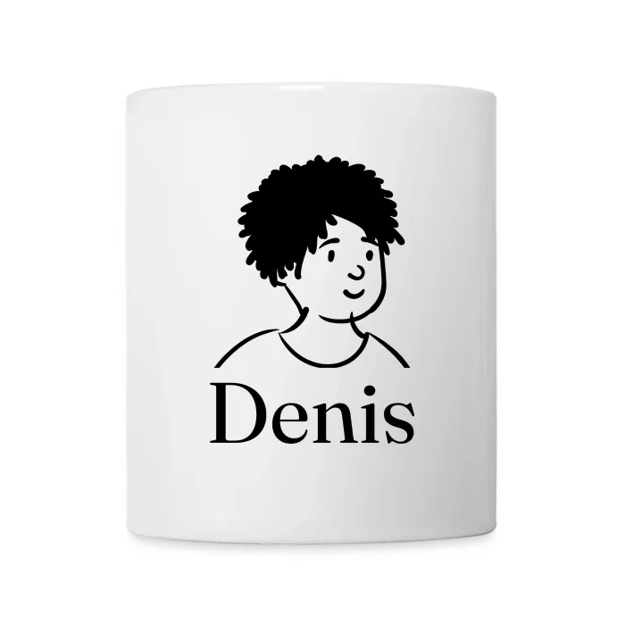 Mug personnalisé au prénom Denis