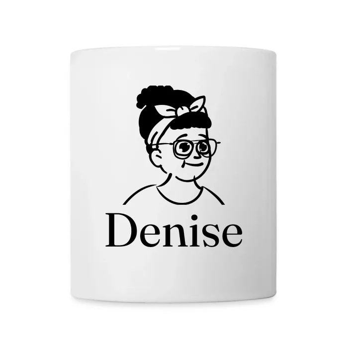 Mug personnalisé au prénom Denise