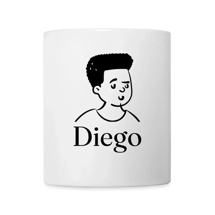 Mug personnalisé au prénom Diego