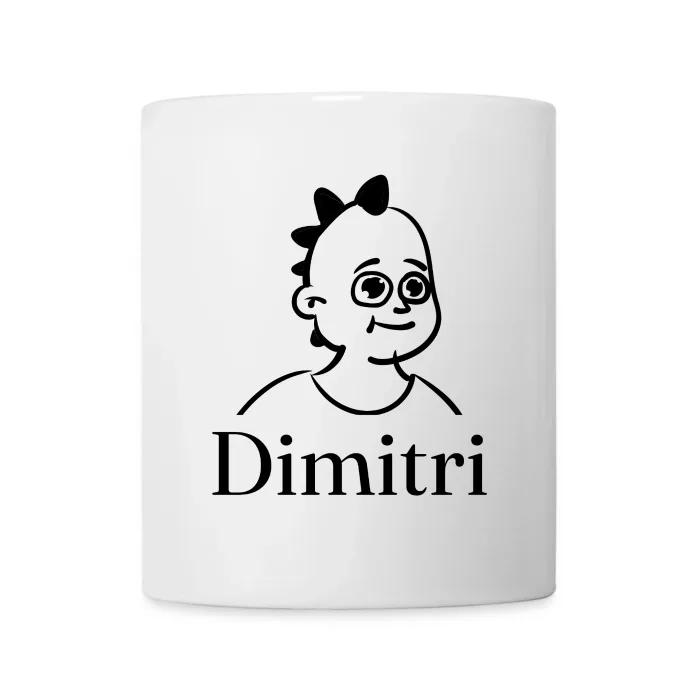 Mug personnalisé au prénom Dimitri