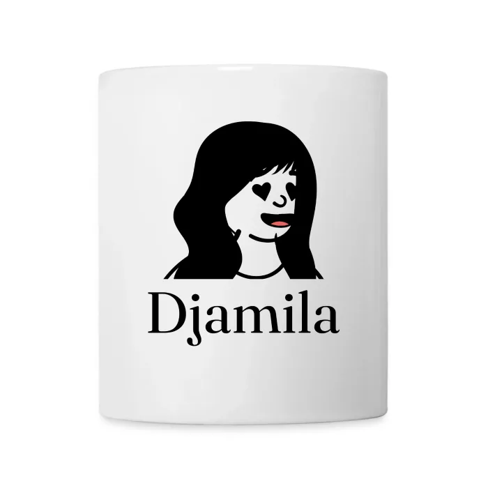 Mug personnalisé au prénom Djamila