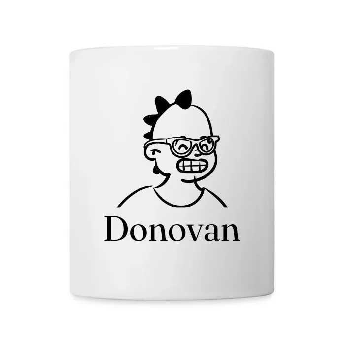 Mug personnalisé au prénom Donovan