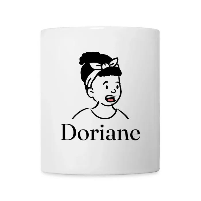 Mug personnalisé au prénom Doriane