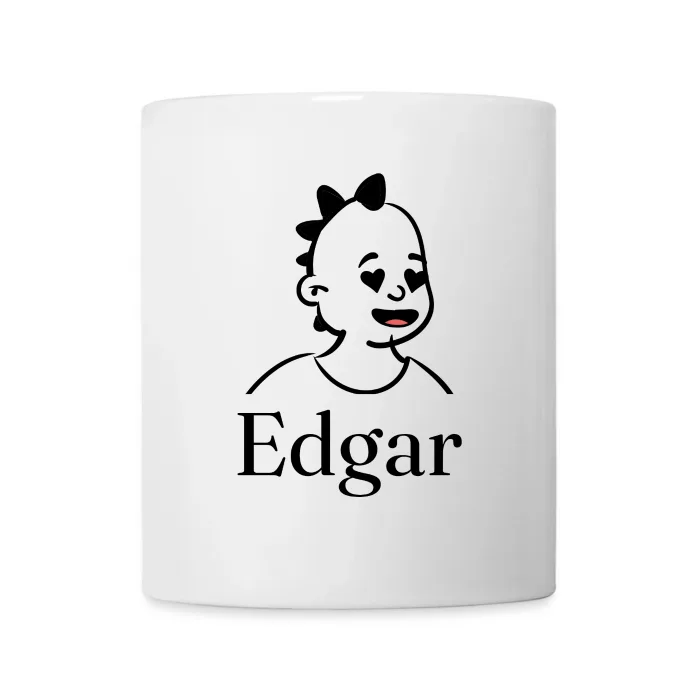 Mug personnalisé au prénom Edgar
