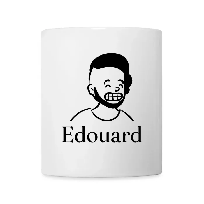 Mug personnalisé au prénom Edouard