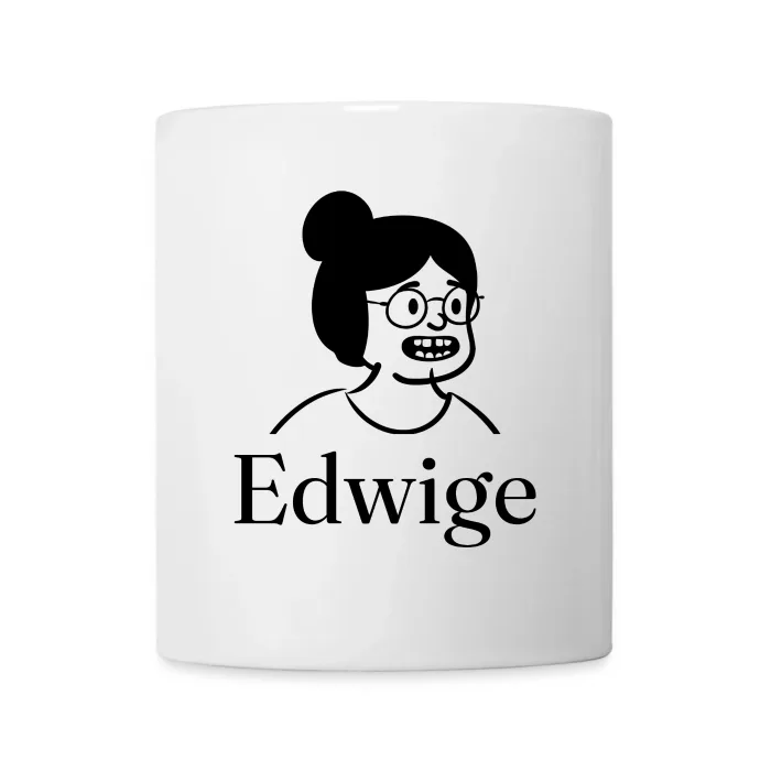 Mug personnalisé au prénom Edwige