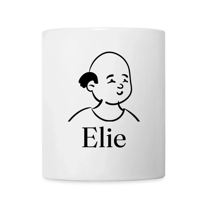 Mug personnalisé au prénom Elie