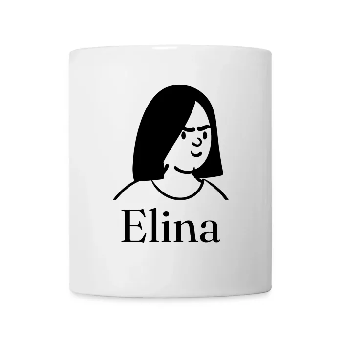 Mug personnalisé au prénom Elina