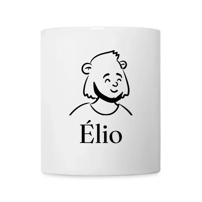 Mug personnalisé au prénom Élio