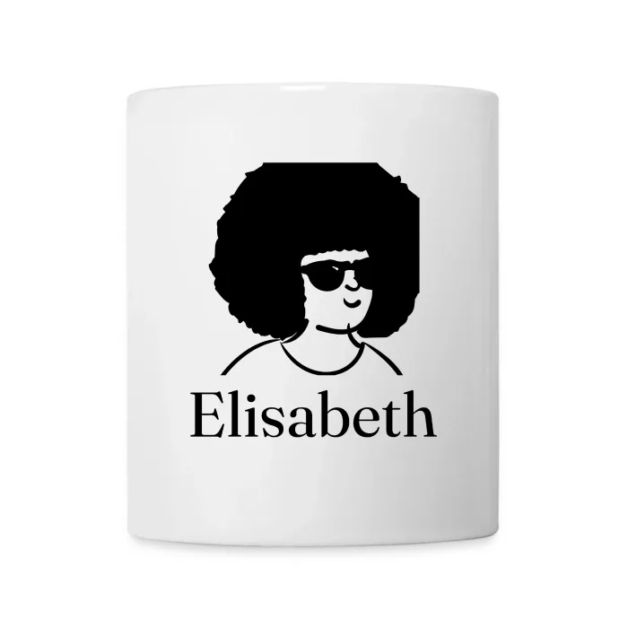 Mug personnalisé au prénom Elisabeth