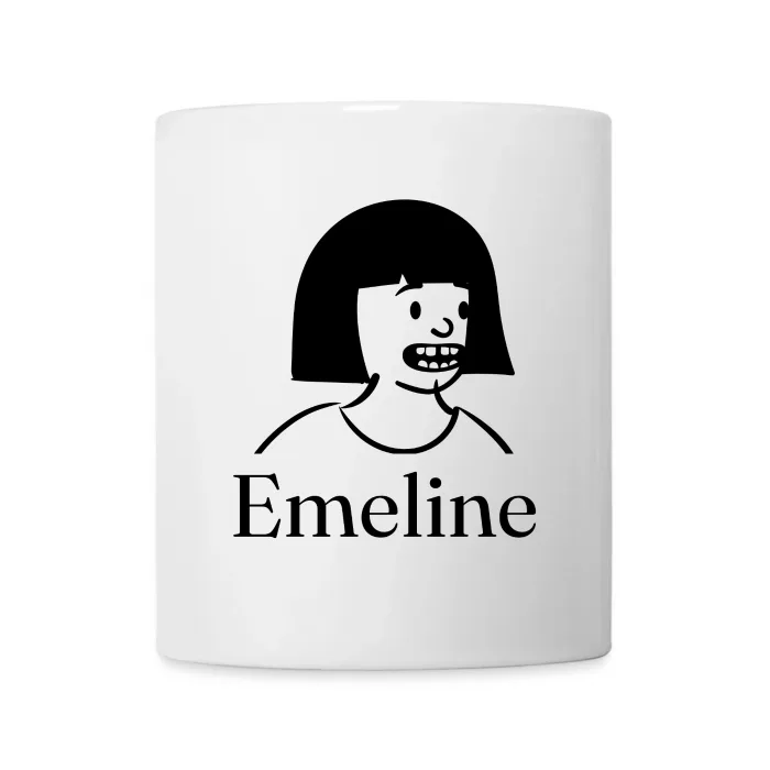 Mug personnalisé au prénom Emeline