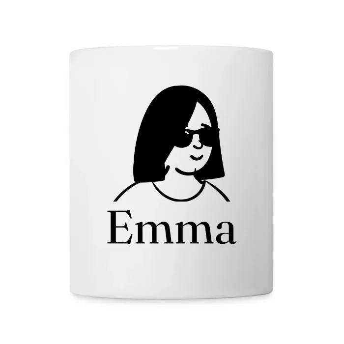 Mug personnalisé au prénom Emma