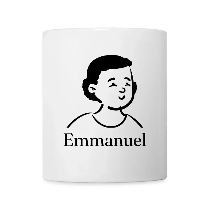 Mug personnalisé au prénom Emmanuel