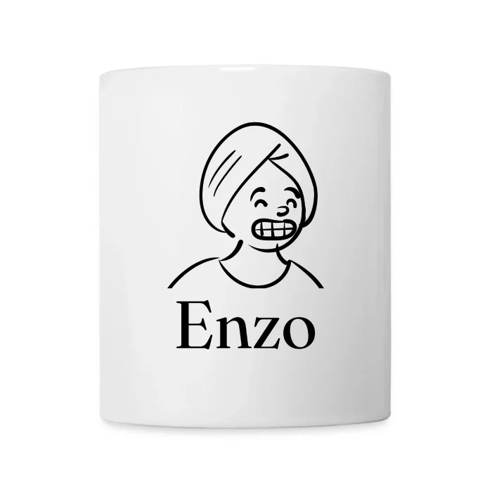 Mug personnalisé au prénom Enzo