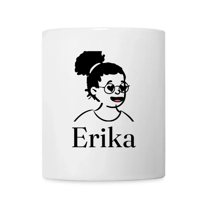 Mug personnalisé au prénom Erika