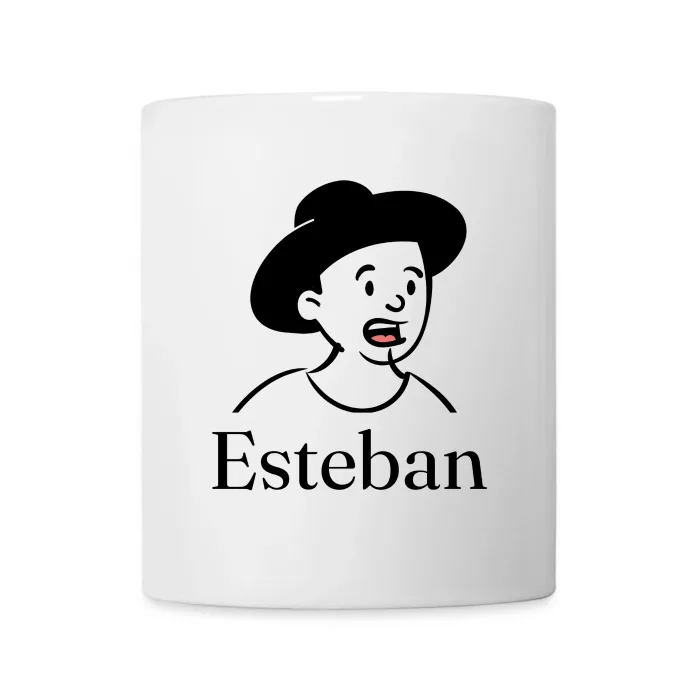 Mug personnalisé au prénom Esteban