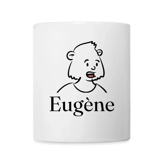 Mug personnalisé au prénom Eugène