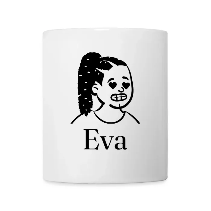 Mug personnalisé au prénom Eva