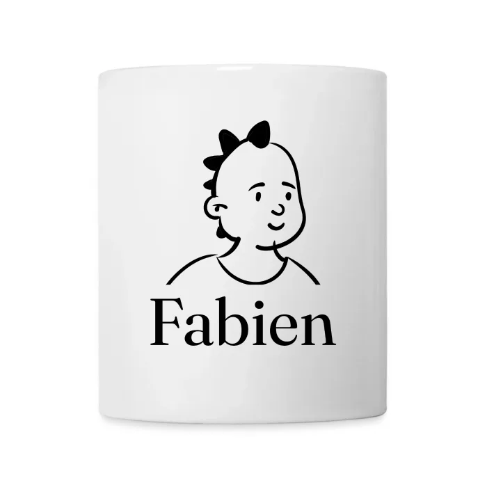 Mug personnalisé au prénom Fabien