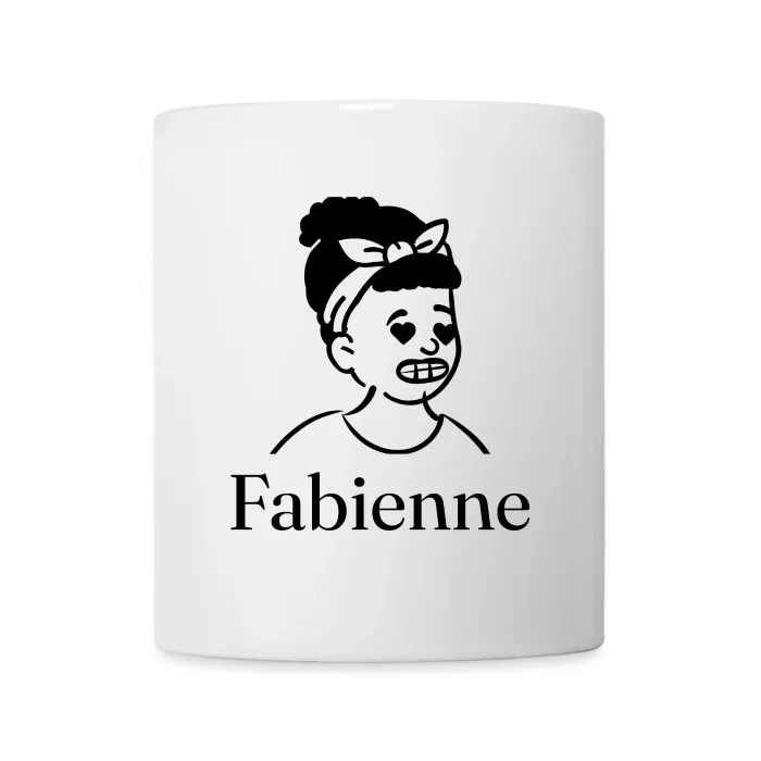 Mug personnalisé au prénom Fabienne