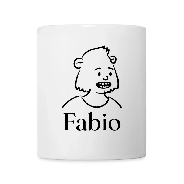Mug personnalisé au prénom Fabio