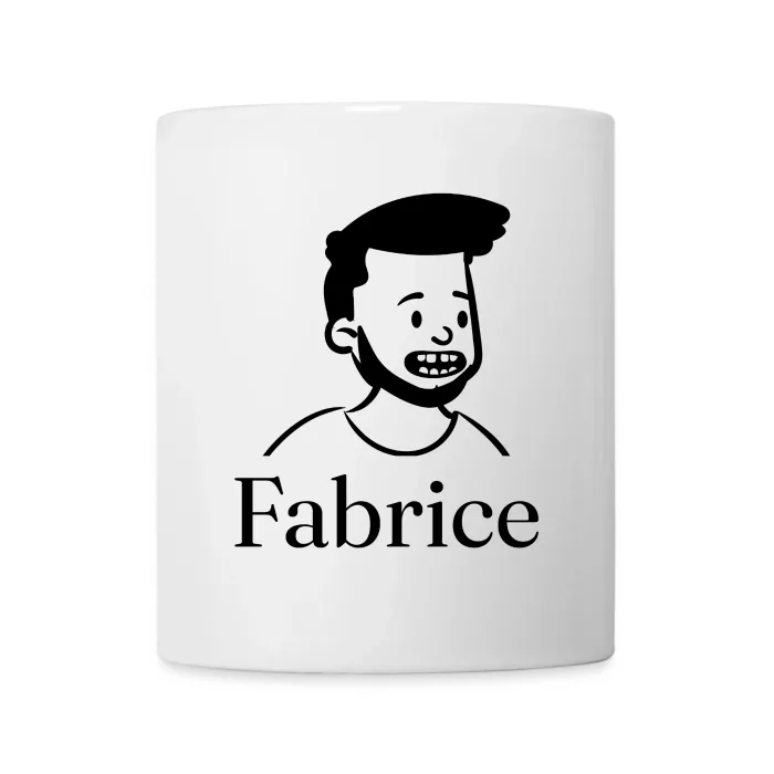Mug personnalisé au prénom Fabrice