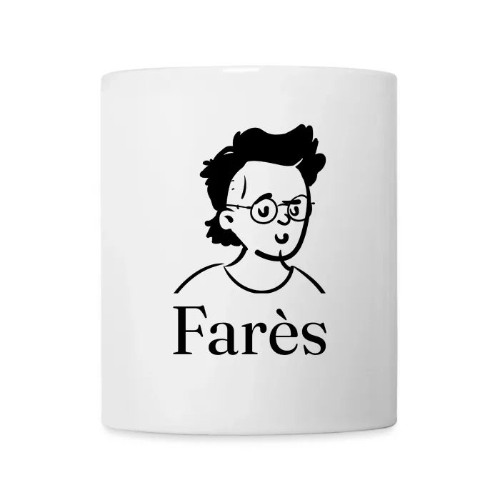 Mug personnalisé au prénom Farès